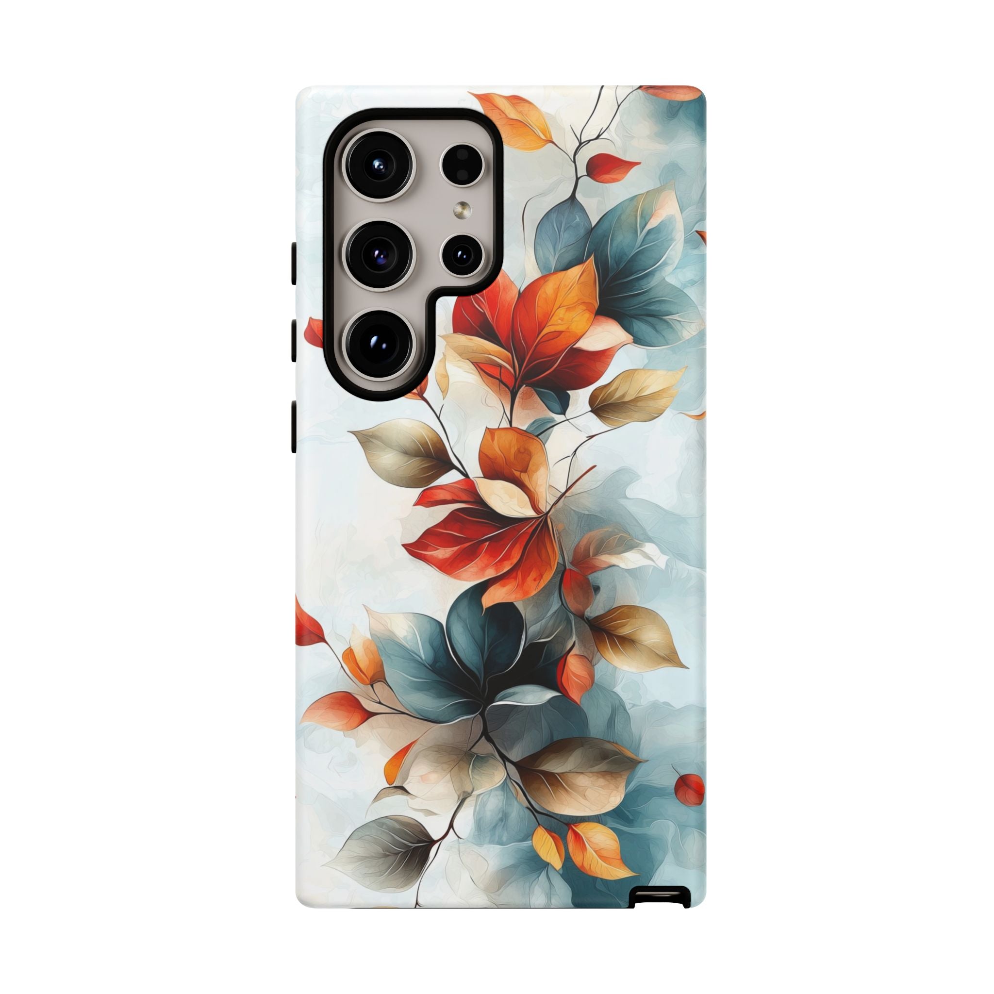 Floral Autumn Leaves Watercolour Tough Samsung Galaxy Case