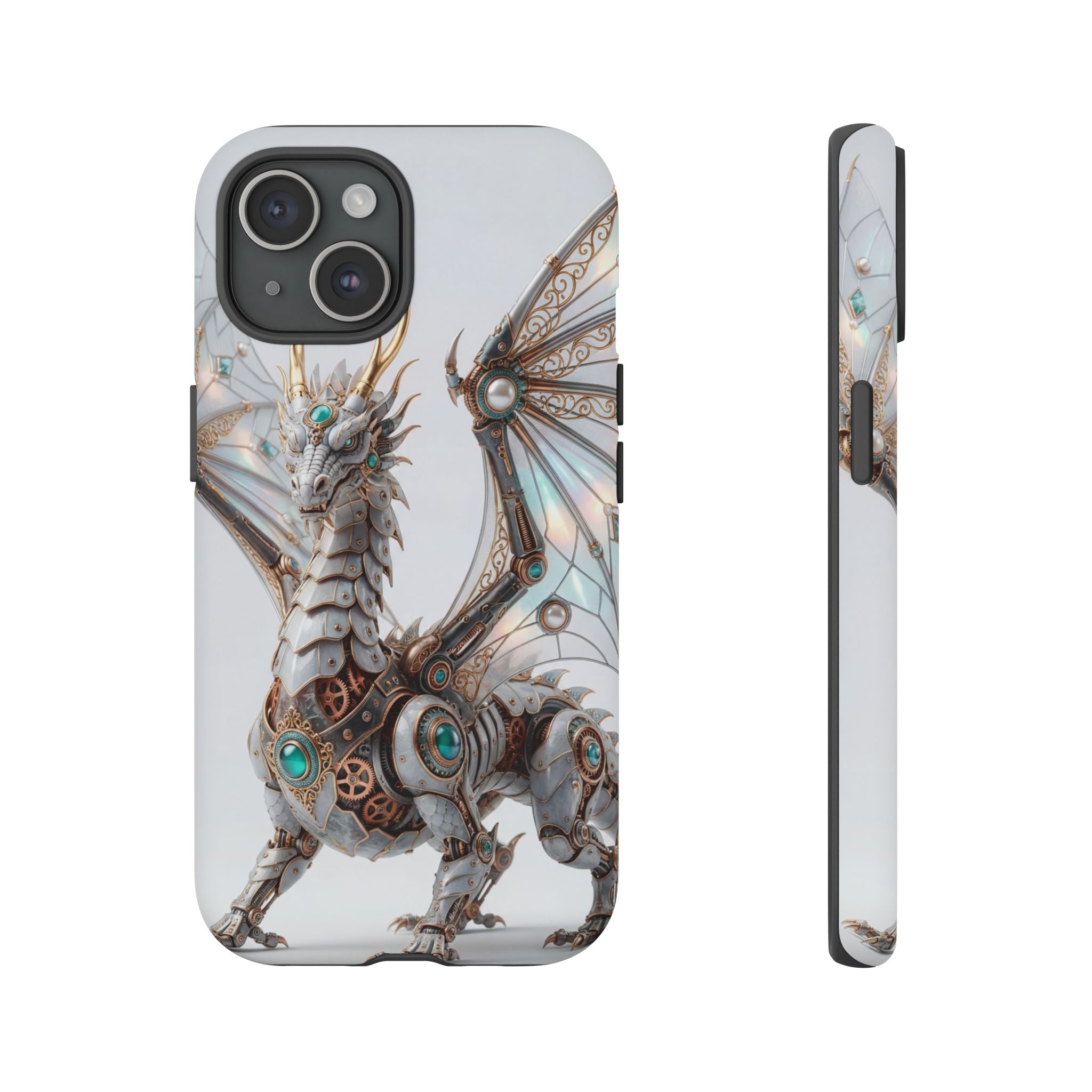 Steampunk Mechanical Dragon iPhone Case — Fantasy Armor Protective Cover