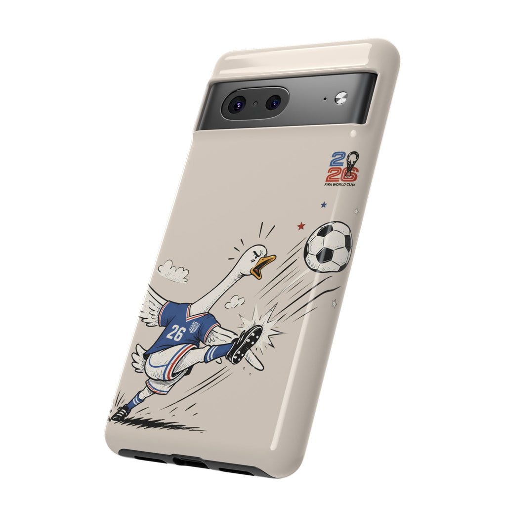 Soccer Goose Google Pixel Phone Case | Funny Sports Bird Cover