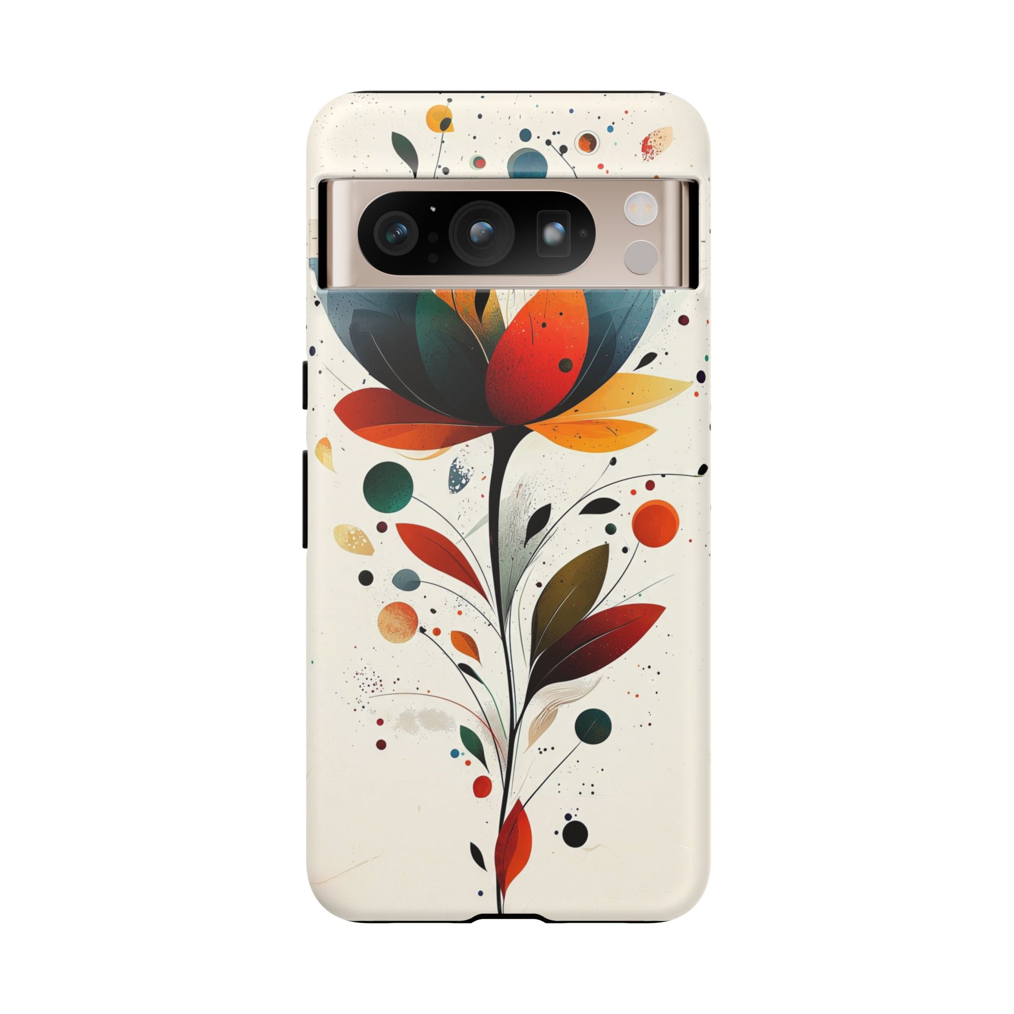 Floral Abstract Google Pixel Case | Colourful Botanical Art