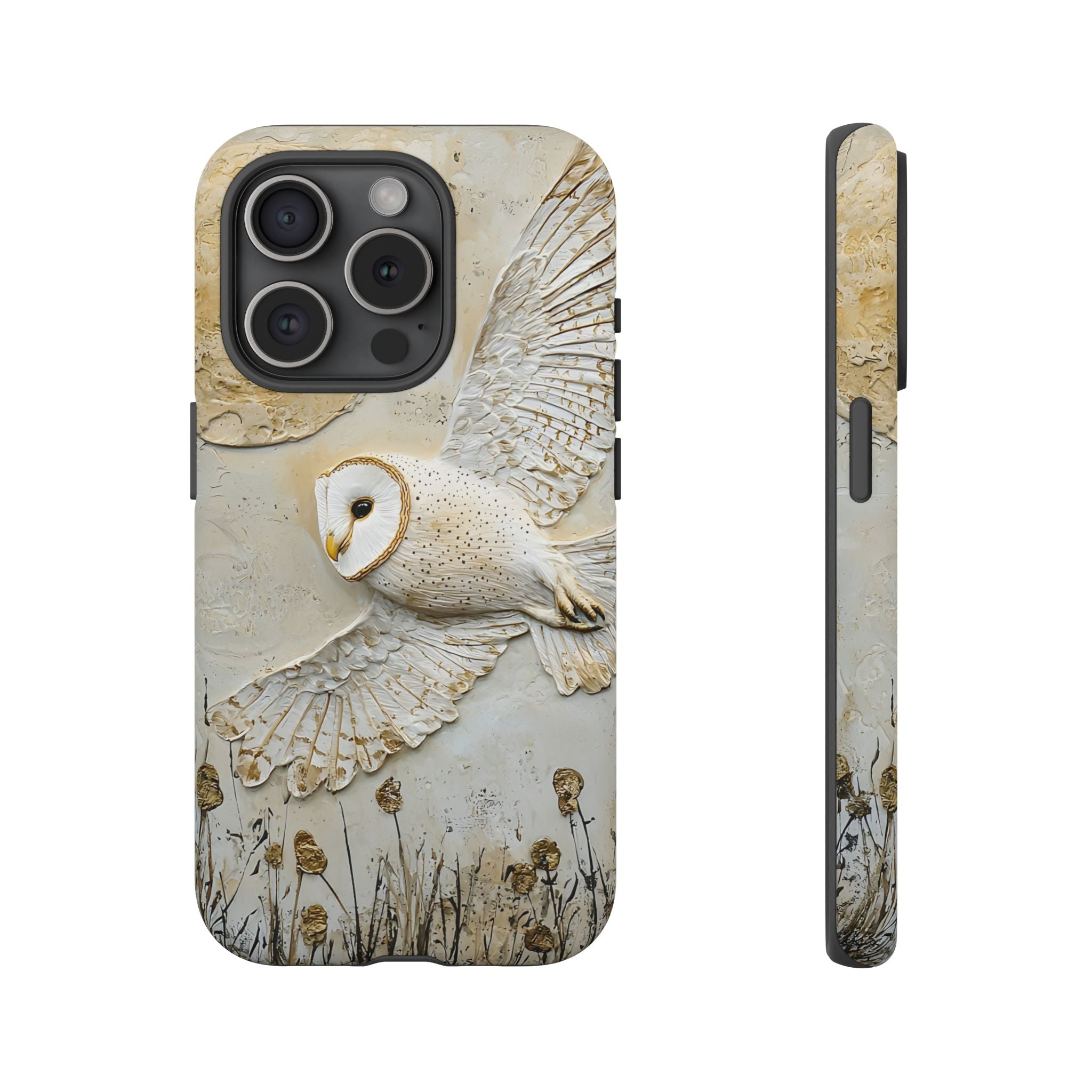 Barn Owl iPhone Case — Elegant Flying Owl Wildlife