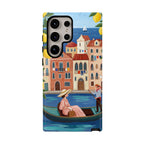 Venetian Gondola Samsung Galaxy Phone Case | Lemon Coast Waterfront Travel