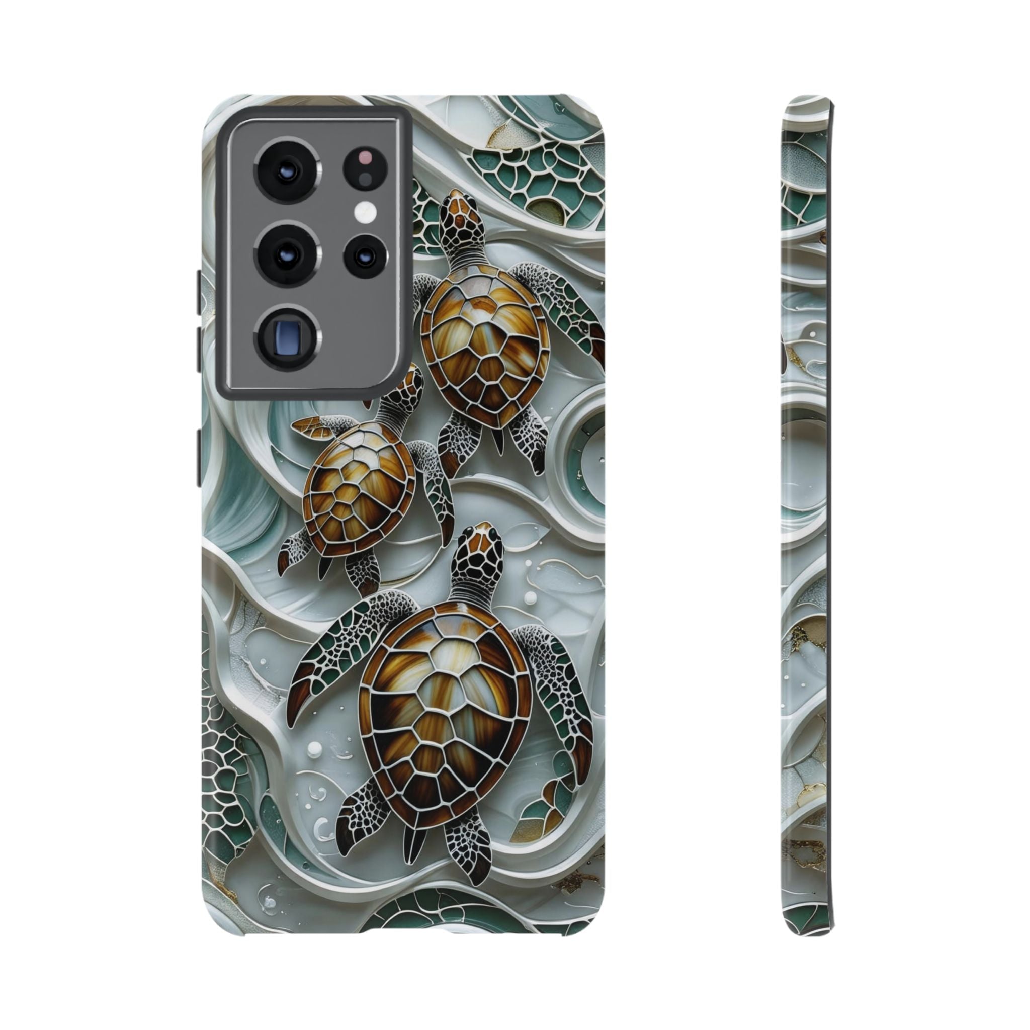 Sea Turtle Samsung Galaxy Case — Ocean Waves Protective Cover