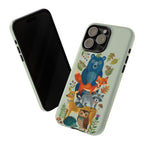 Woodland Stack iPhone Case | Cute Bear, Fox & Owl Protective Cover