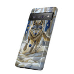 Wolf in Snow Google Pixel Case — Rugged Wildlife
