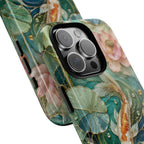 Koi Fish iPhone Case | Lotus Pond Art Cover