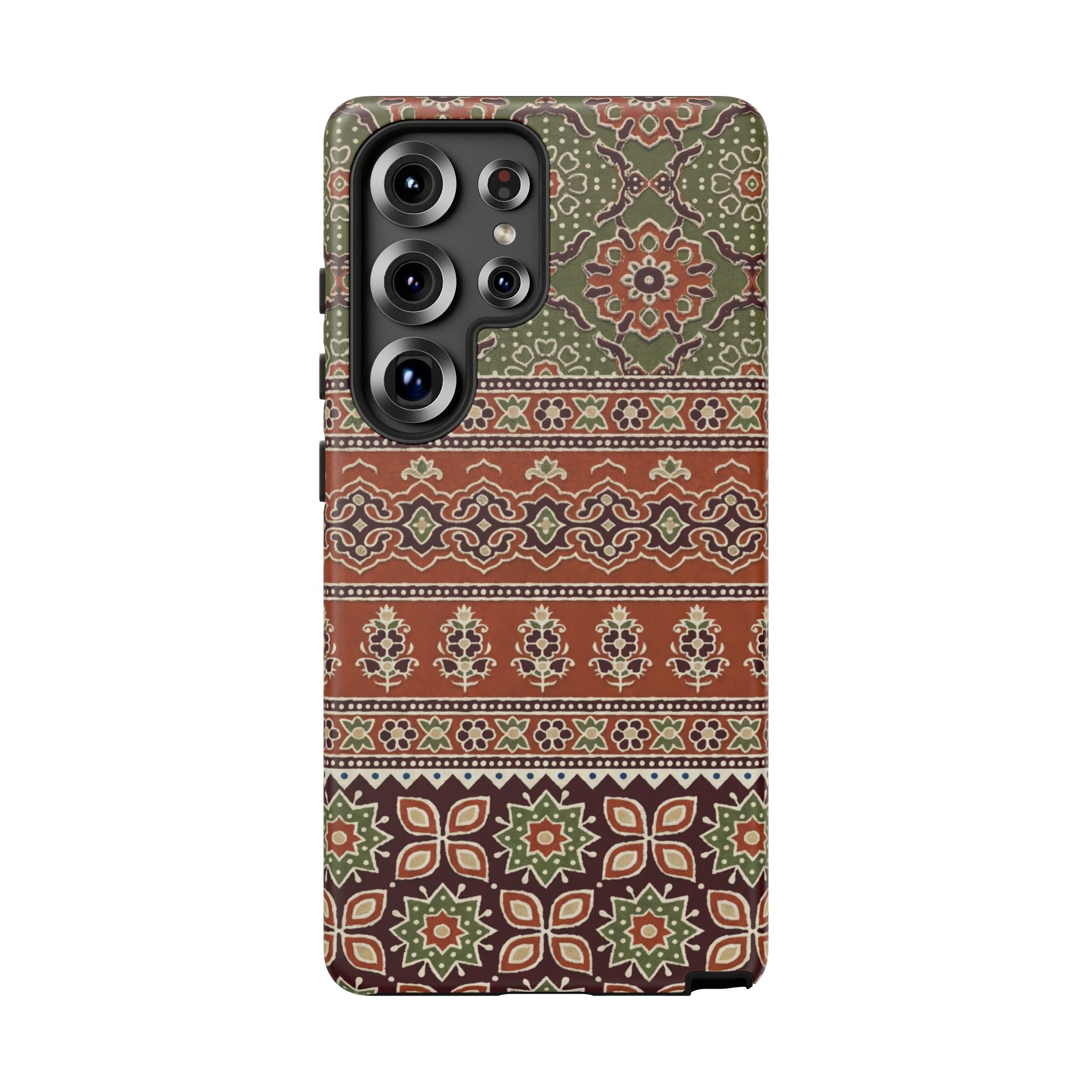 Batik Floral Protective Samsung Galaxy Case