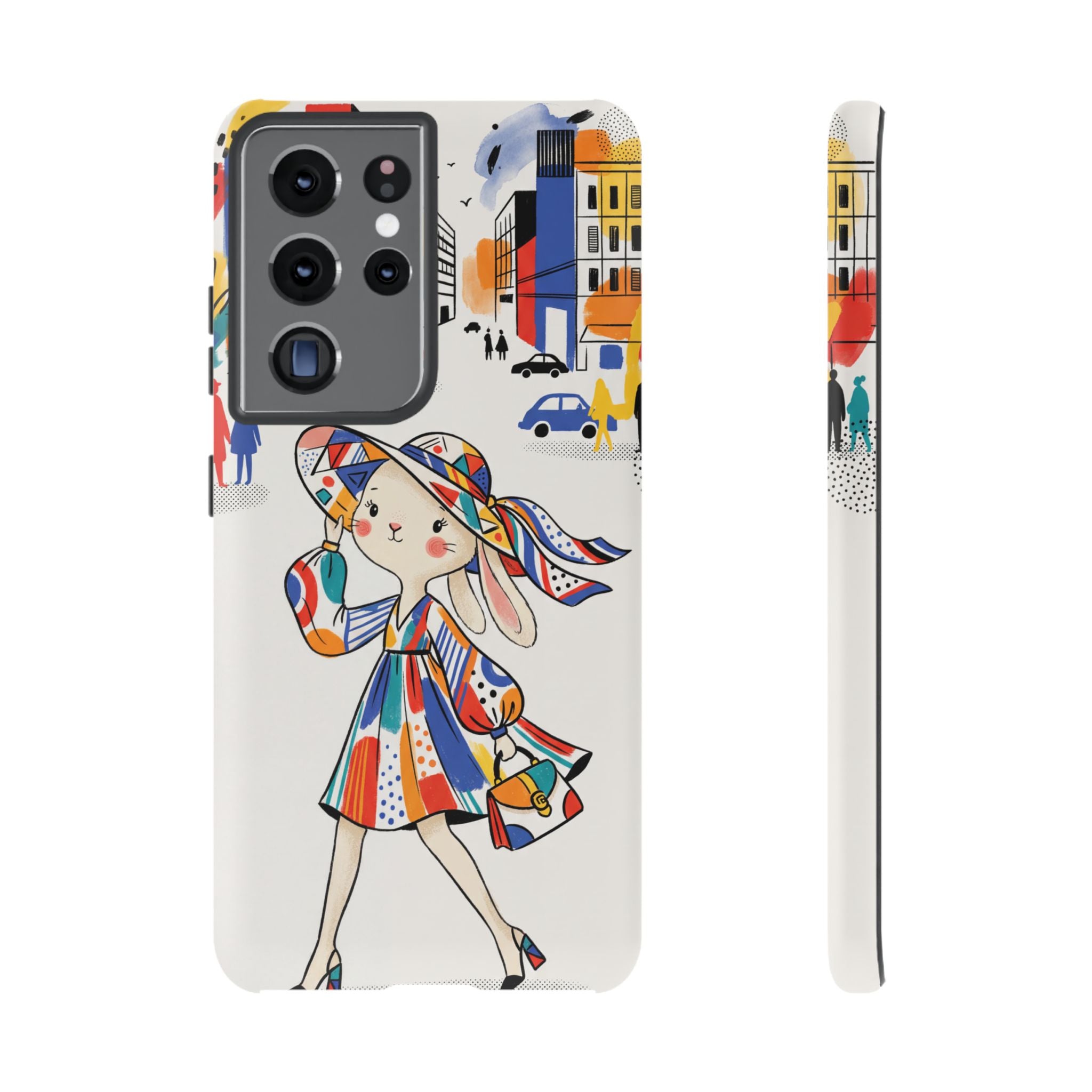 Chic Bunny City Samsung Galaxy Phone Case