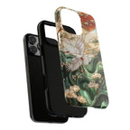 Custodia protettiva per iPhone Cranes &amp; Waves | Cover per telefono ispirata all'arte giapponese
