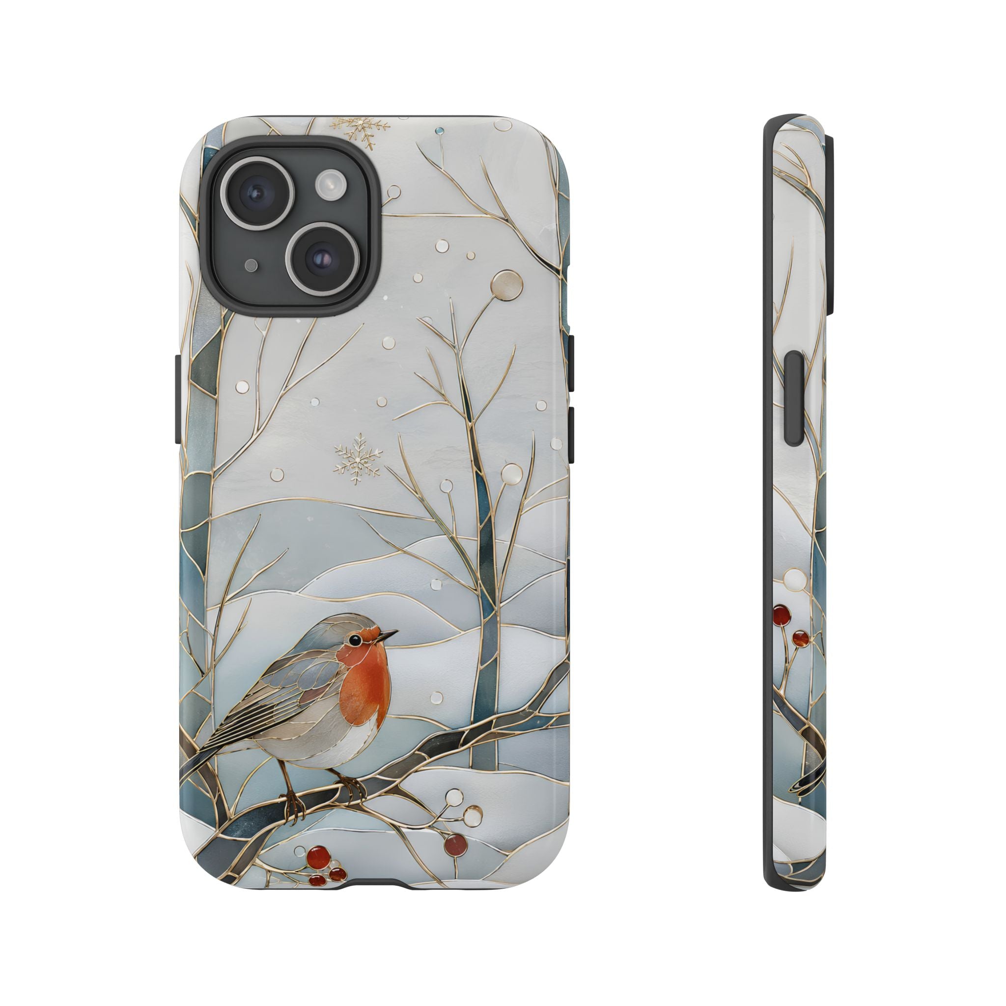 Robin iPhone Case | Winter Bird iPhone Case