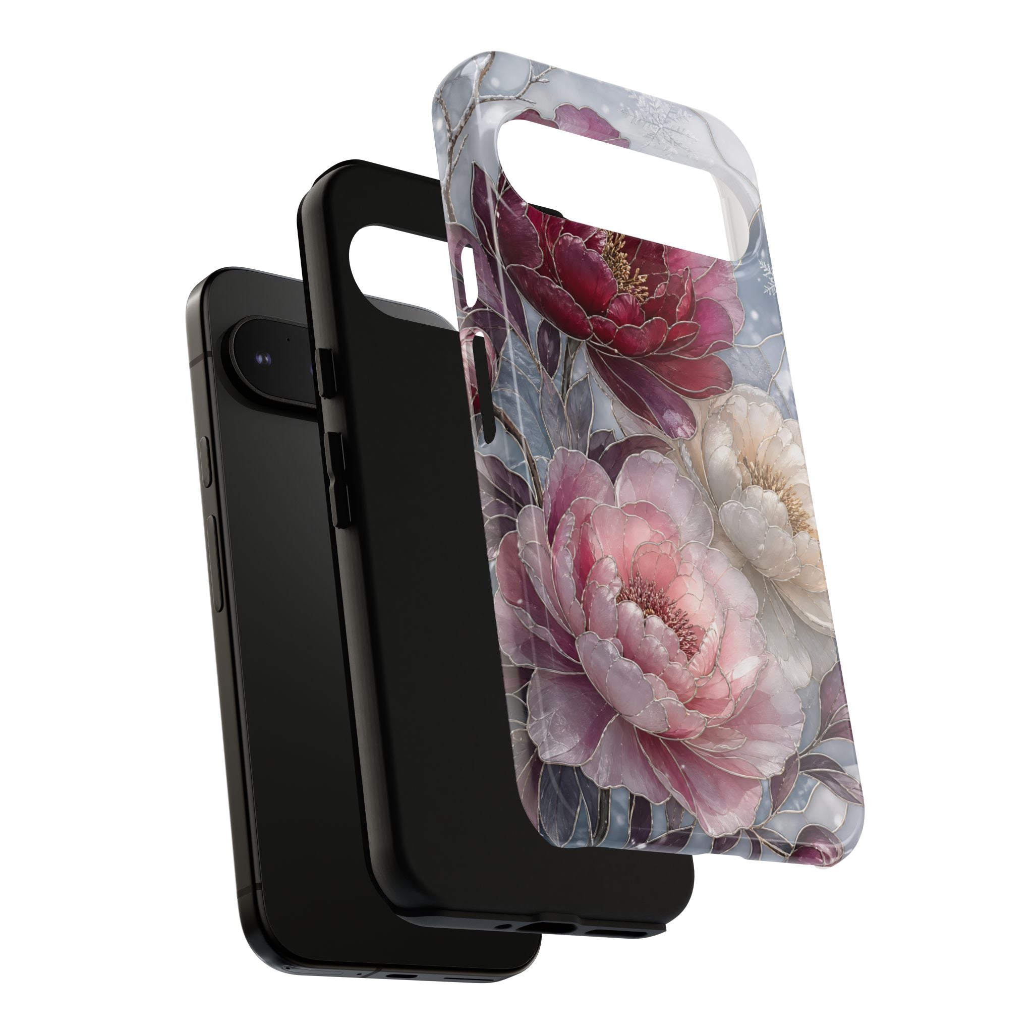 Vintage Google Pixel Floral Phone Case | Peony Flower iPhone Case