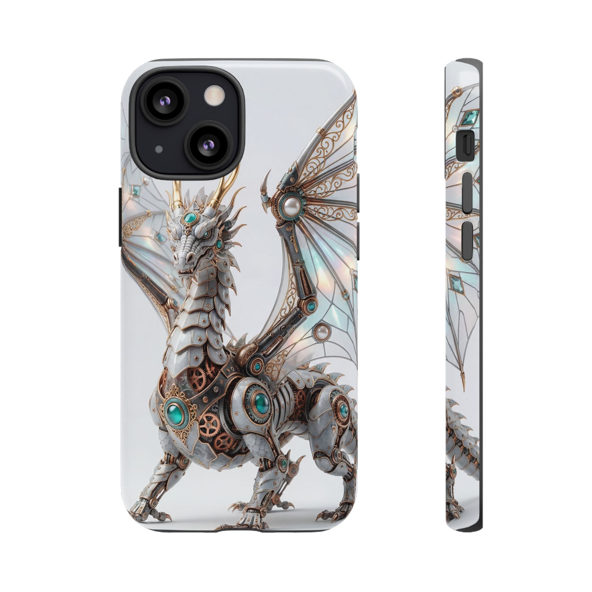 Steampunk Mechanical Dragon iPhone Case — Fantasy Armor Protective Cover