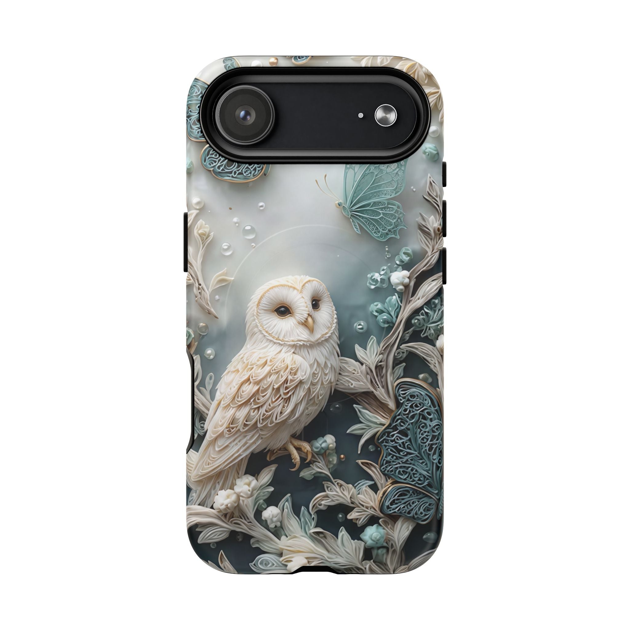 Barn Owl Floral MagSafe Phone Case