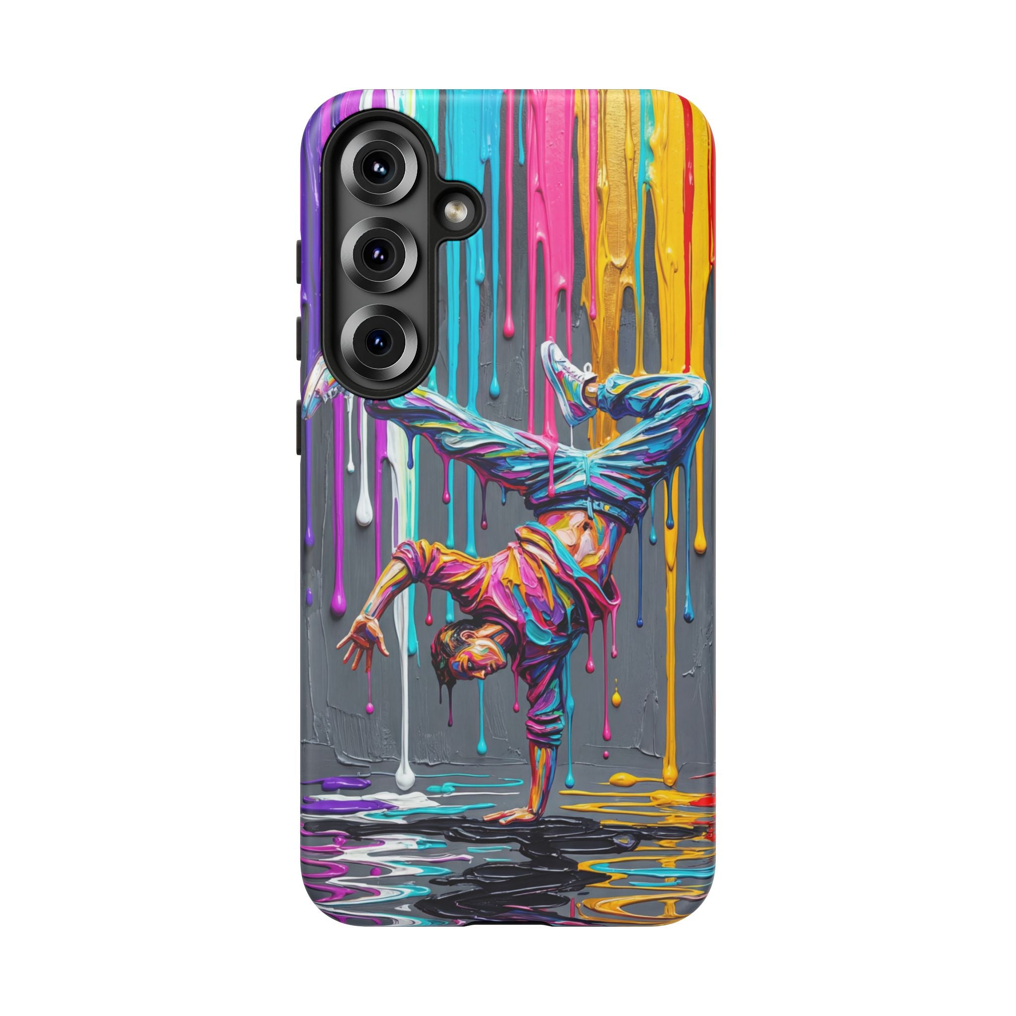 Colorful Breakdancer Graffiti Tough Samsung Galaxy Phone Case
