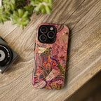 Vintage Floral Tough iPhone Case | Boho Paisley Bee Cover