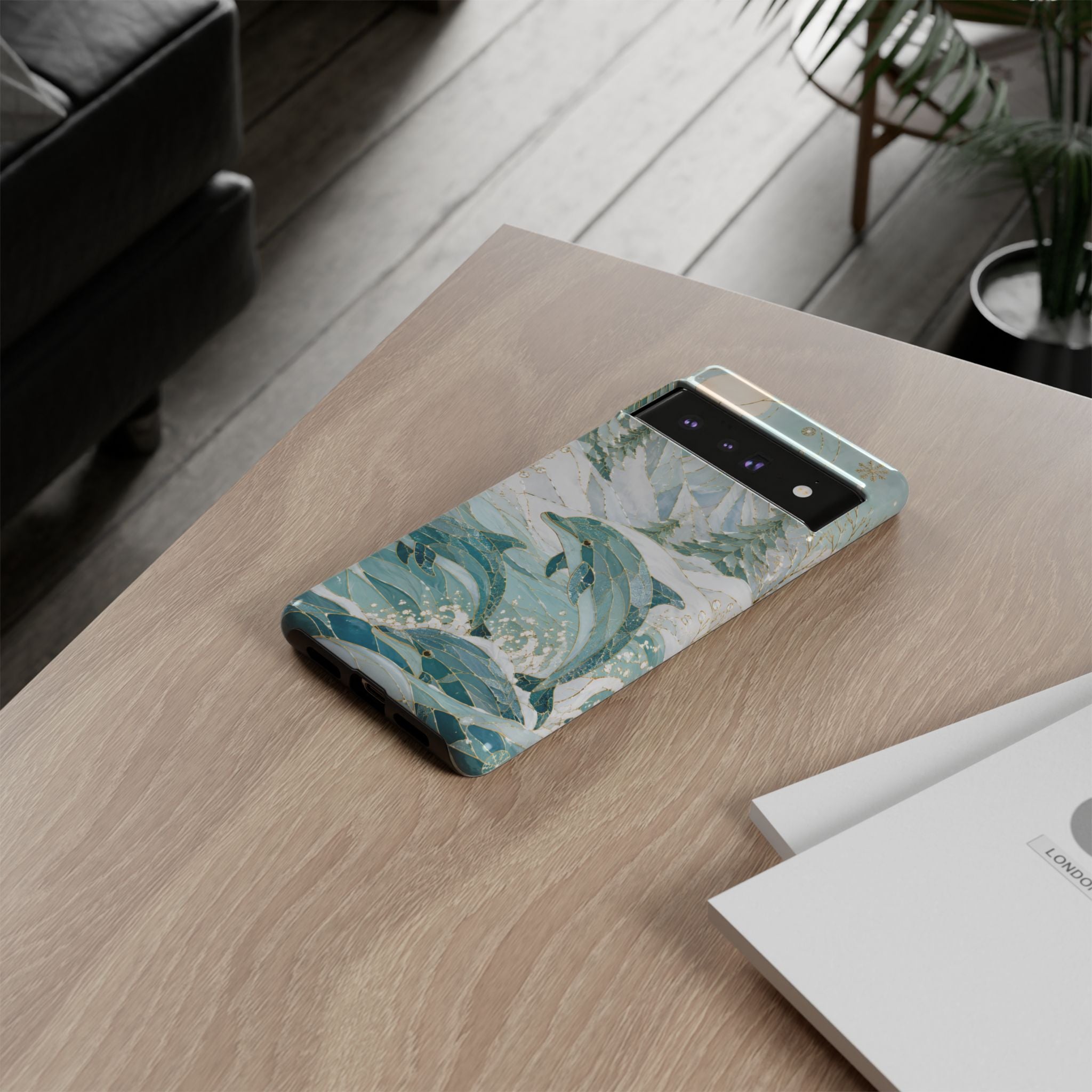 Dolphin Google Pixel Phone Case | Ocean Wave Phone Case