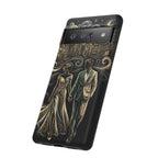 Romantic Night Walk Google Pixel Phone Case | Elegant Couple Art