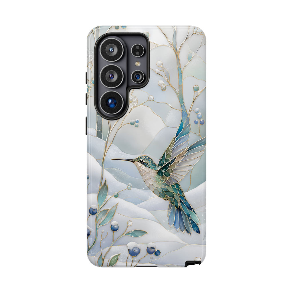 Hummingbird Samsung Galaxy Phone Case | Winter Bird iPhone Case
