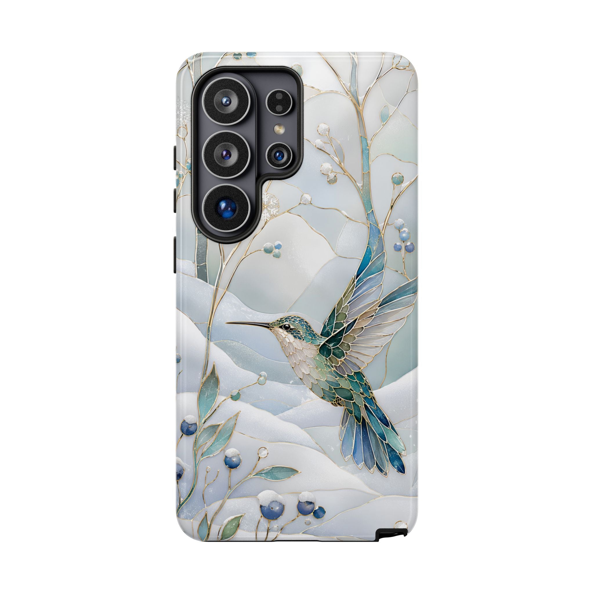 Hummingbird Samsung Galaxy Phone Case | Winter Bird iPhone Case