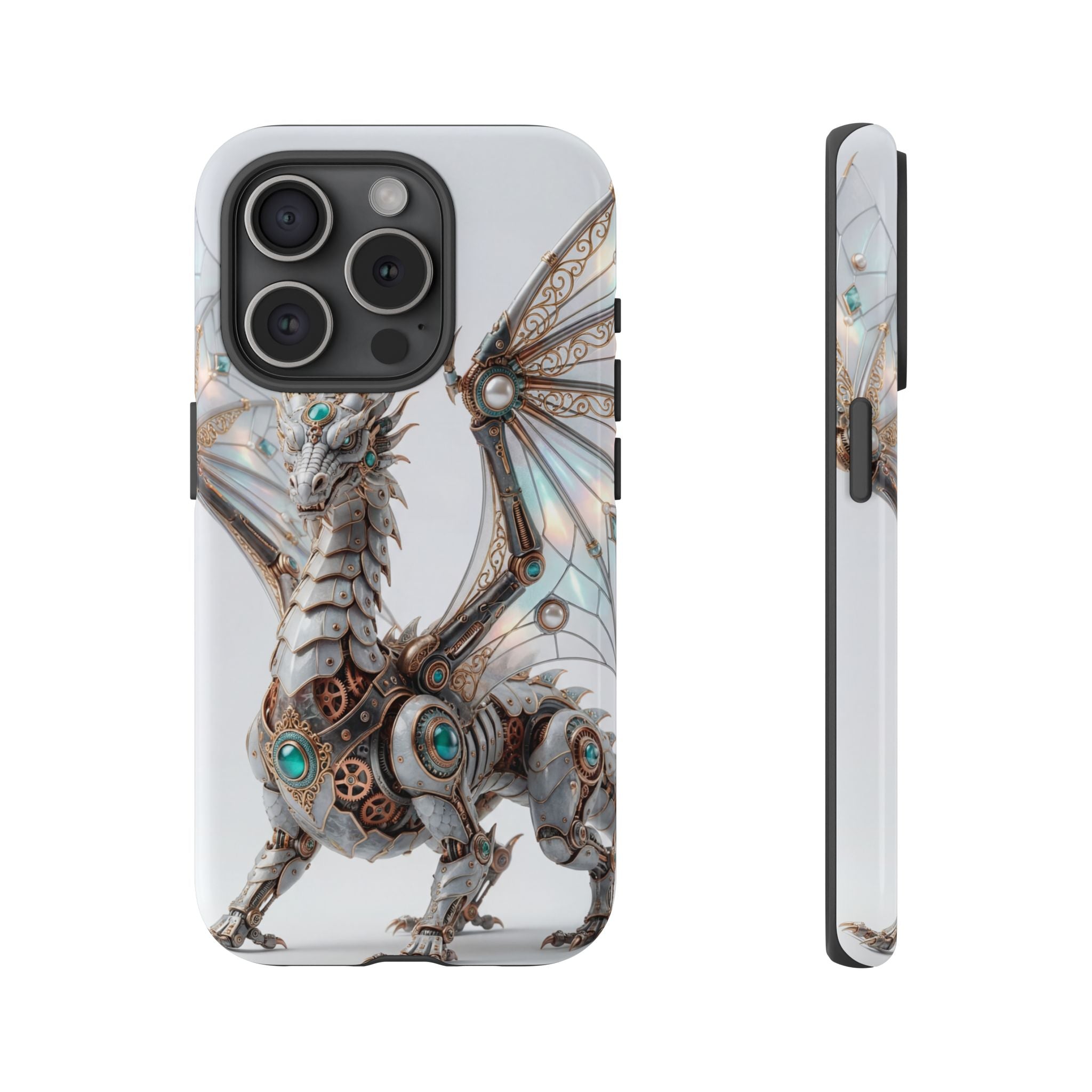 Steampunk Mechanical Dragon iPhone Case — Fantasy Armor Protective Cover