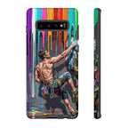 Colourful Rock Climber Art Protective Samsung Galaxy Phone Case