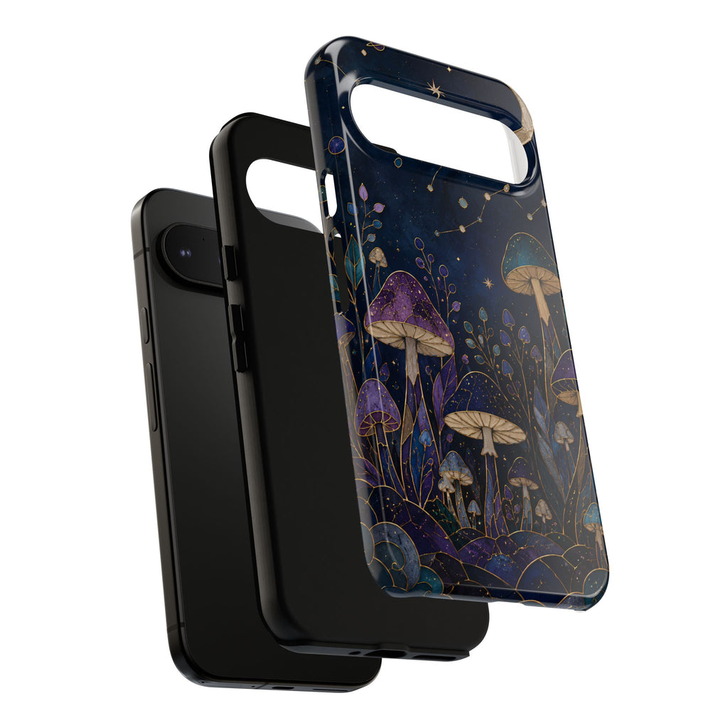 Mushroom Google Pixel Phone Case | Midnight Forest Phone Case
