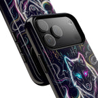 Neon Wolf MagSafe iPhone Case | Mystic Glow Protective Tough Case