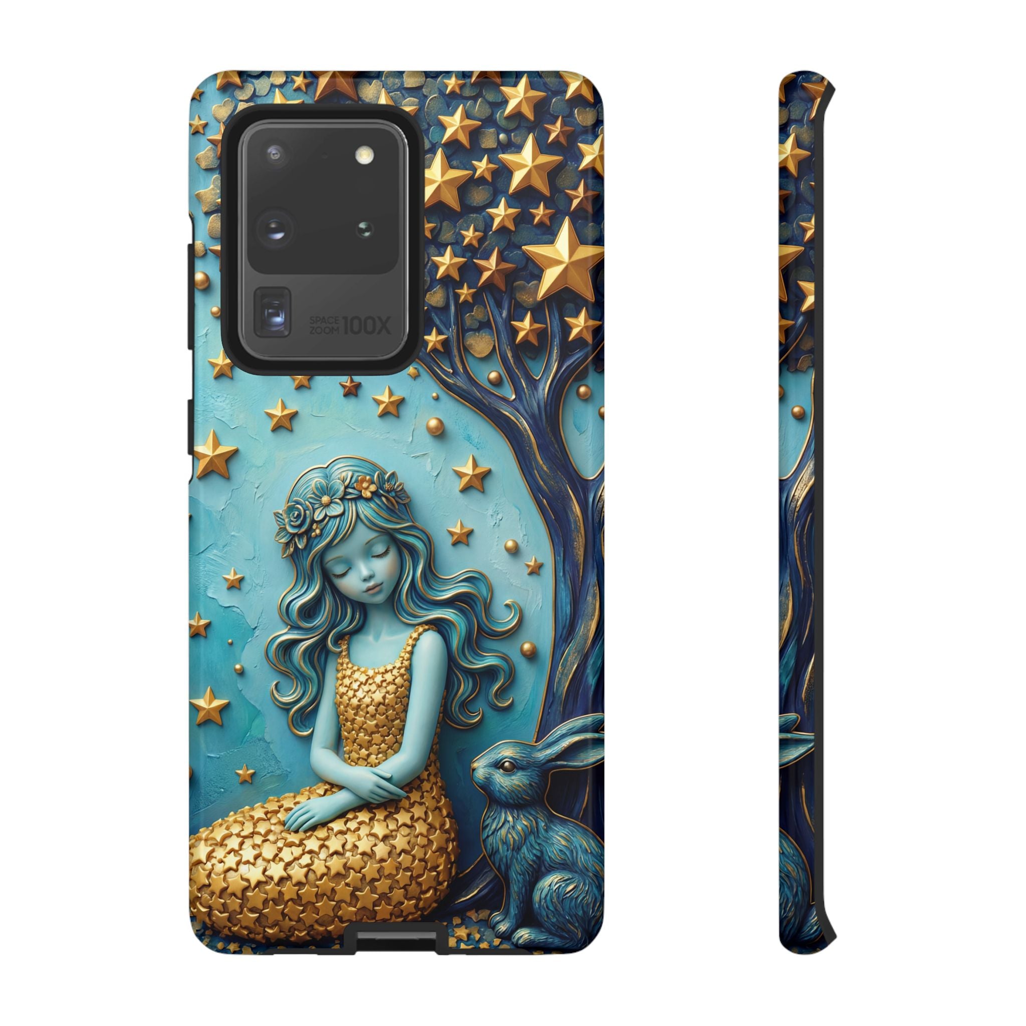 Dreamy Maiden & Star Tree Samsung Galaxy Phone Case