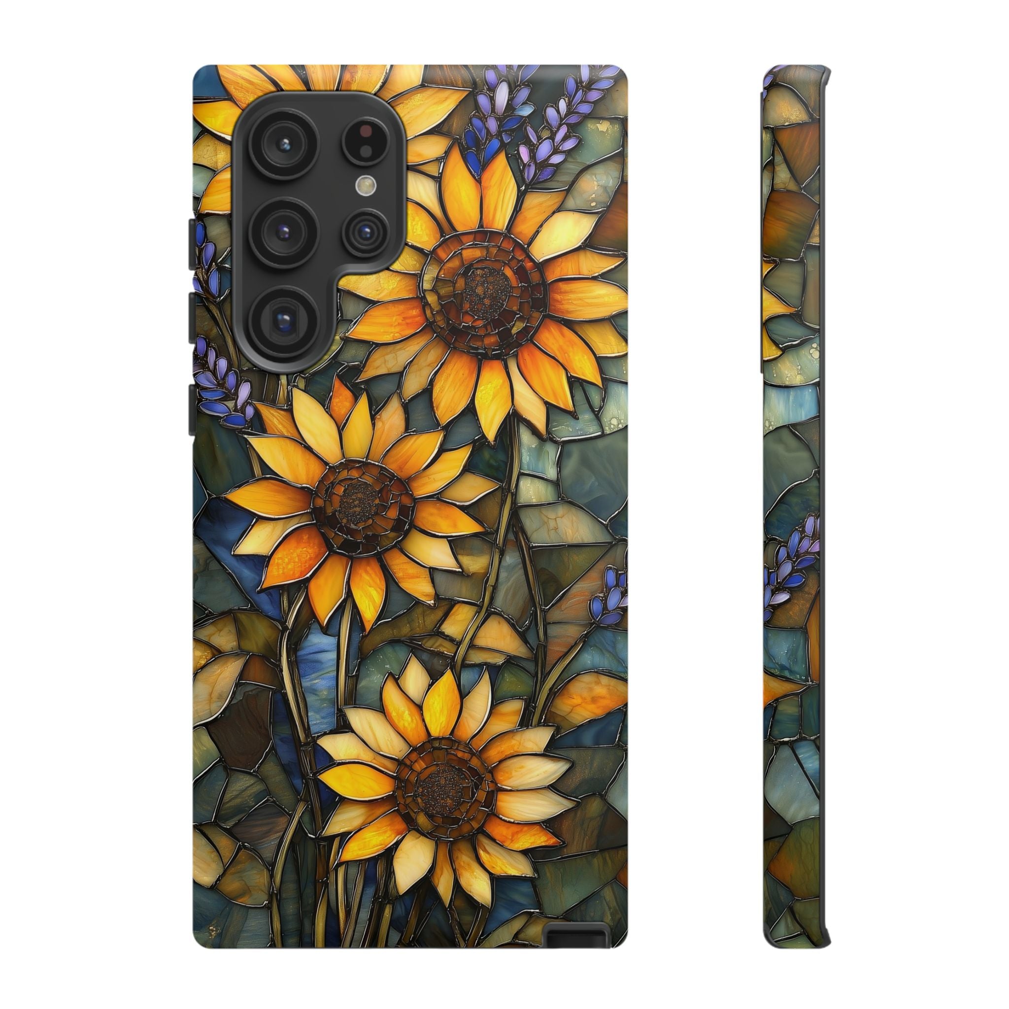 Sunflower Stained Glass Samsung Galaxy Case