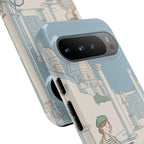 Florence Art Aesthetic Google Pixel Phone Case | Renaissance Italy Travel Illustration