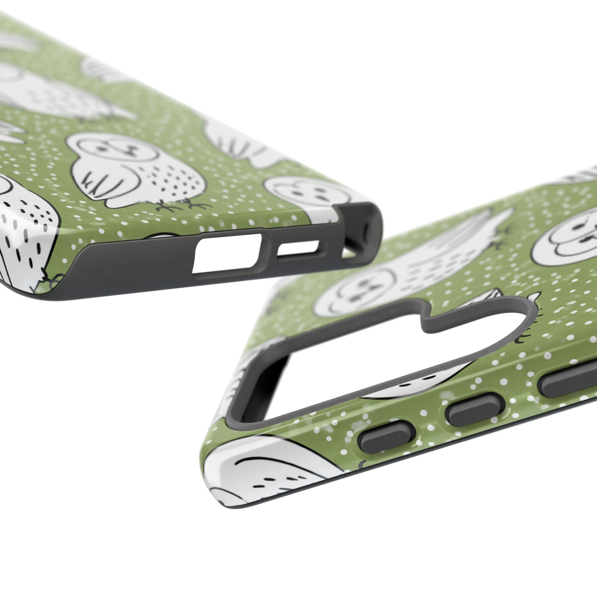 Barn Owl Samsung Galaxy Phone Case | Woodland Owl Pattern Cover