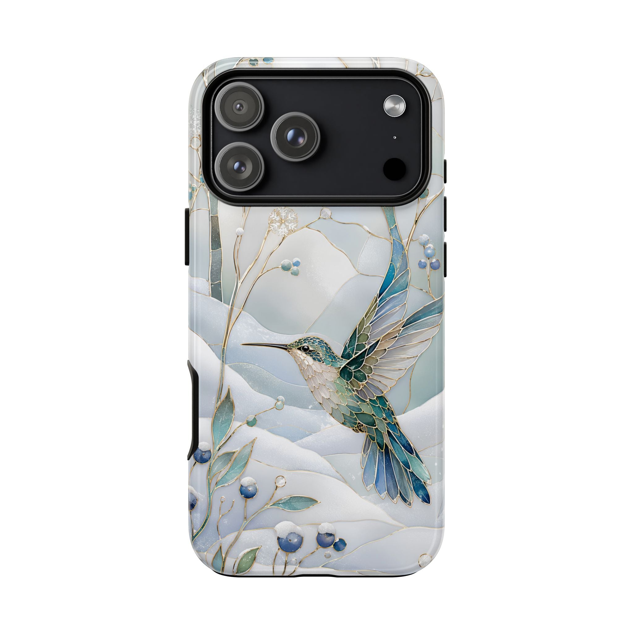 Hummingbird iPhone Case | Winter Bird iPhone Case