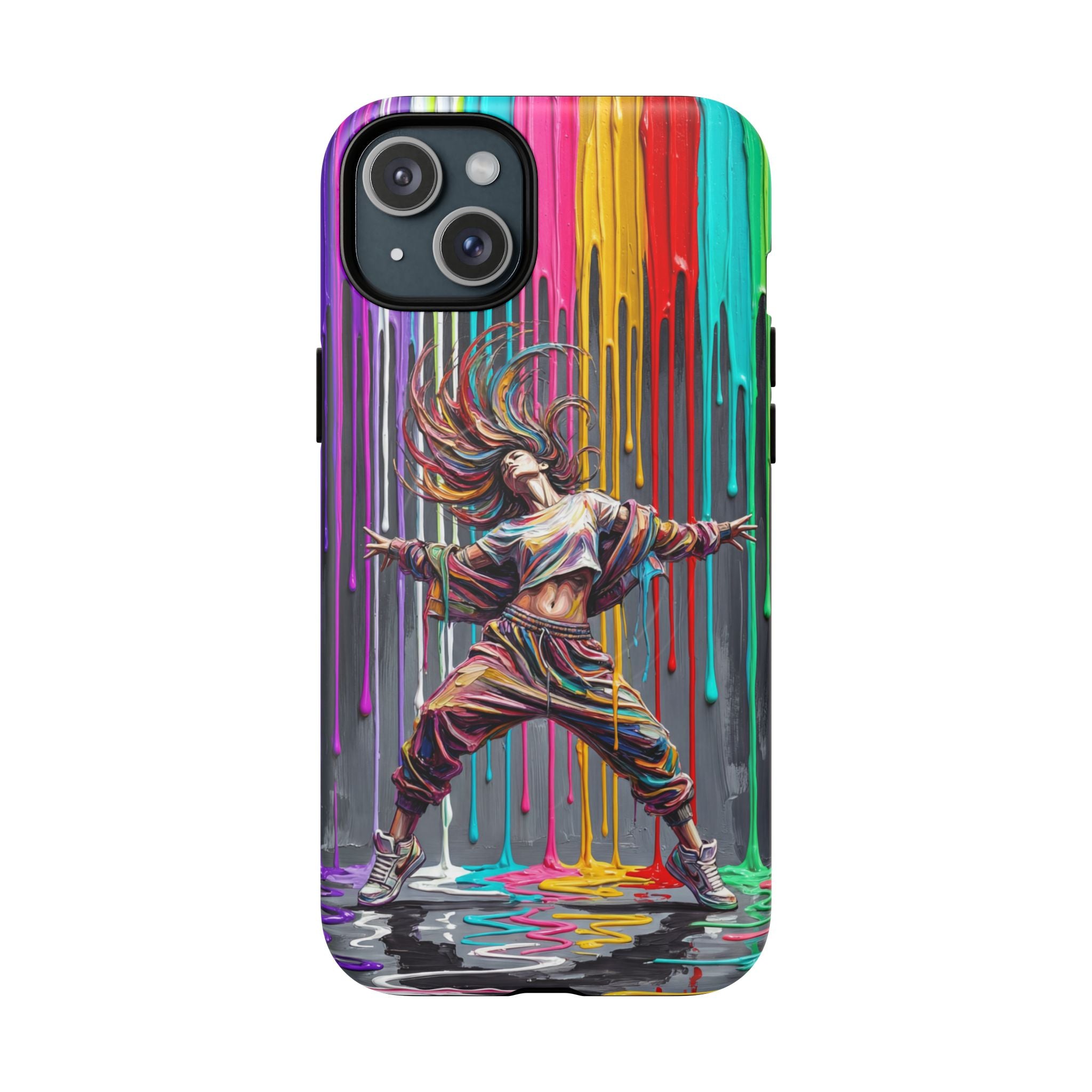 MagSafe iPhone Case | Colorful Street Dance Drip Design