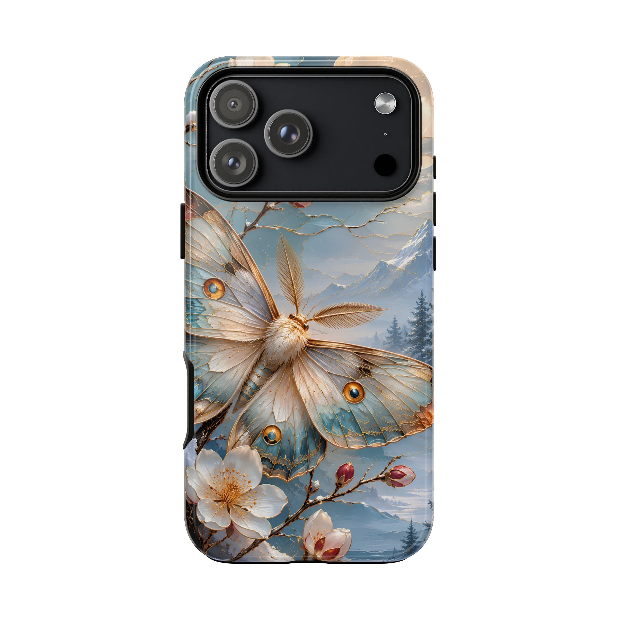 Luna Moth iPhone Case | Cherry Blossom iPhone Case