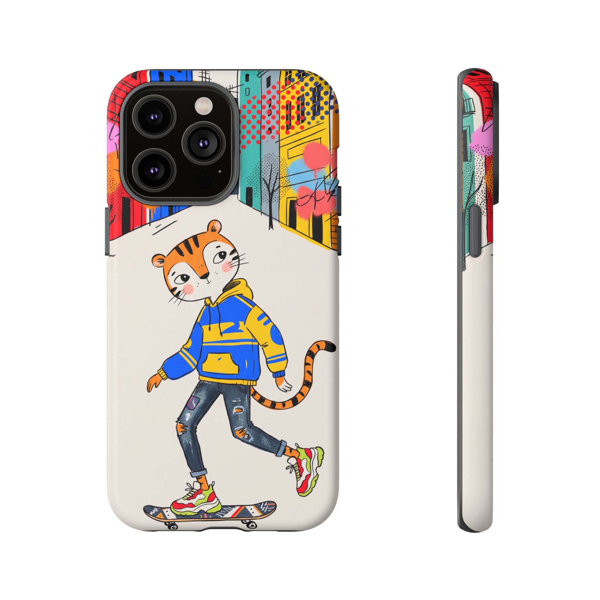 Skater Tiger iPhone Case