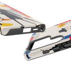 Retro Gentleman in Cityscape Illustration Samsung Galaxy Phone Case