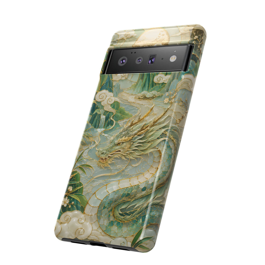 Chinese Dragon Google Pixel Phone Case | Jade Dragon Art Cover