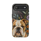 English Bulldog iPhone Case | Bulldog Dog Art Cover