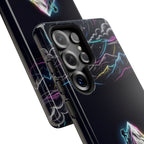 Mount Everest Neon Samsung Galaxy Phone Case | Dark Cosmic Climber Protective Cover