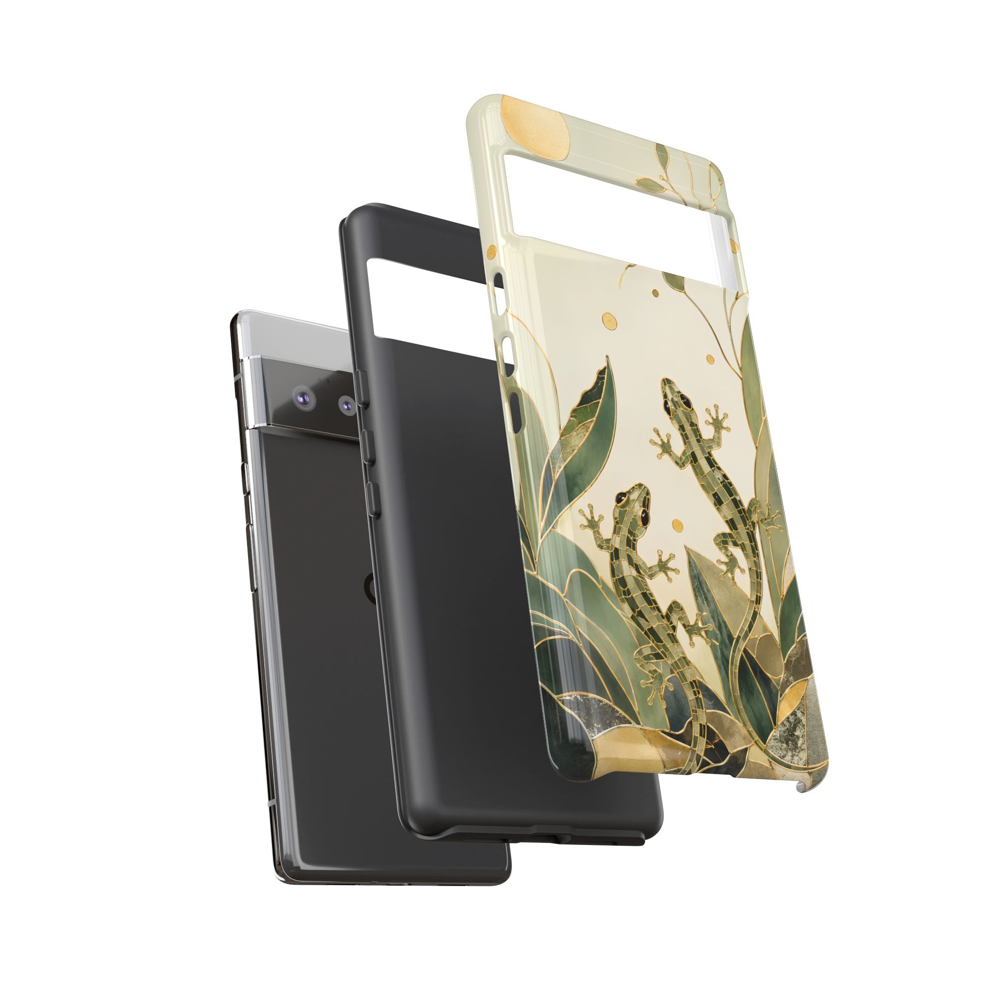 Lizard Botanical Google Pixel Phone Case | Gecko Phone Case