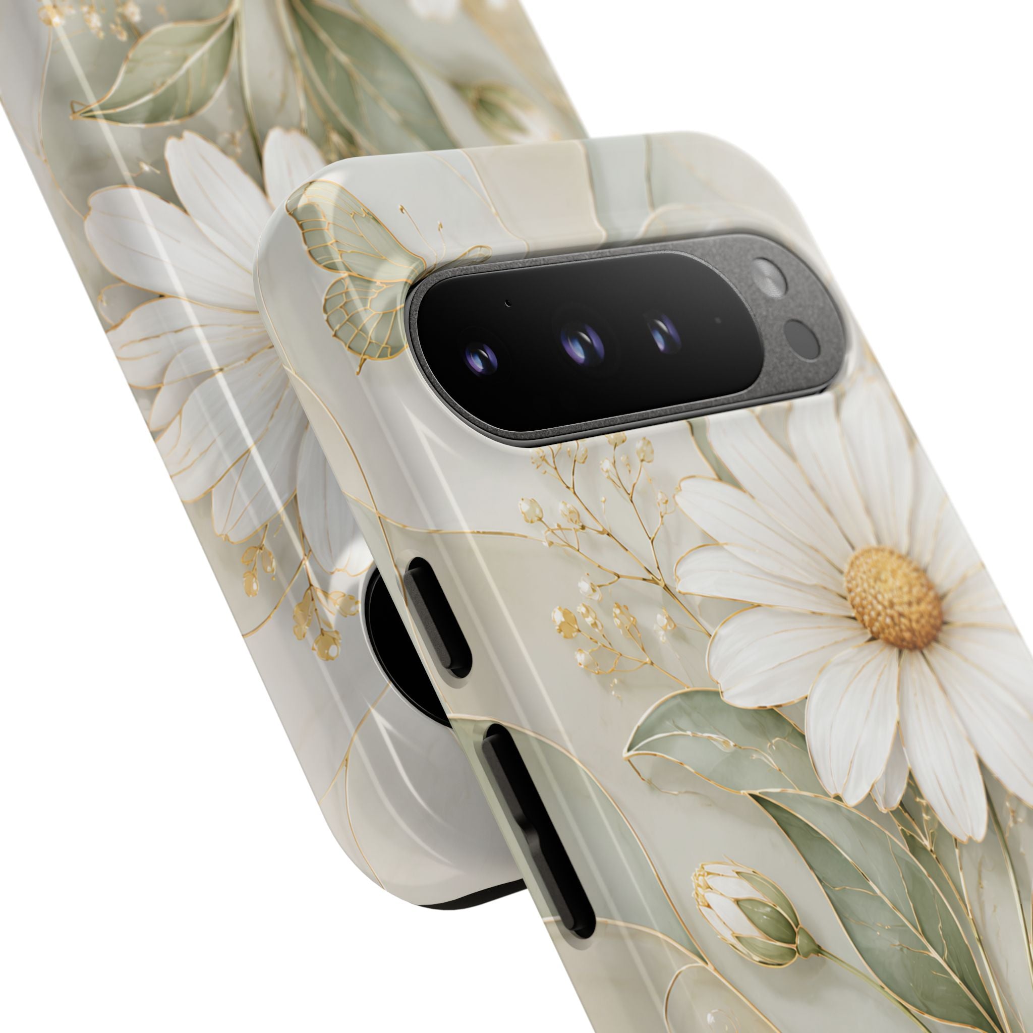 Vintage Daisy Google Pixel Phone Case | Cottagecore Floral Phone Cover