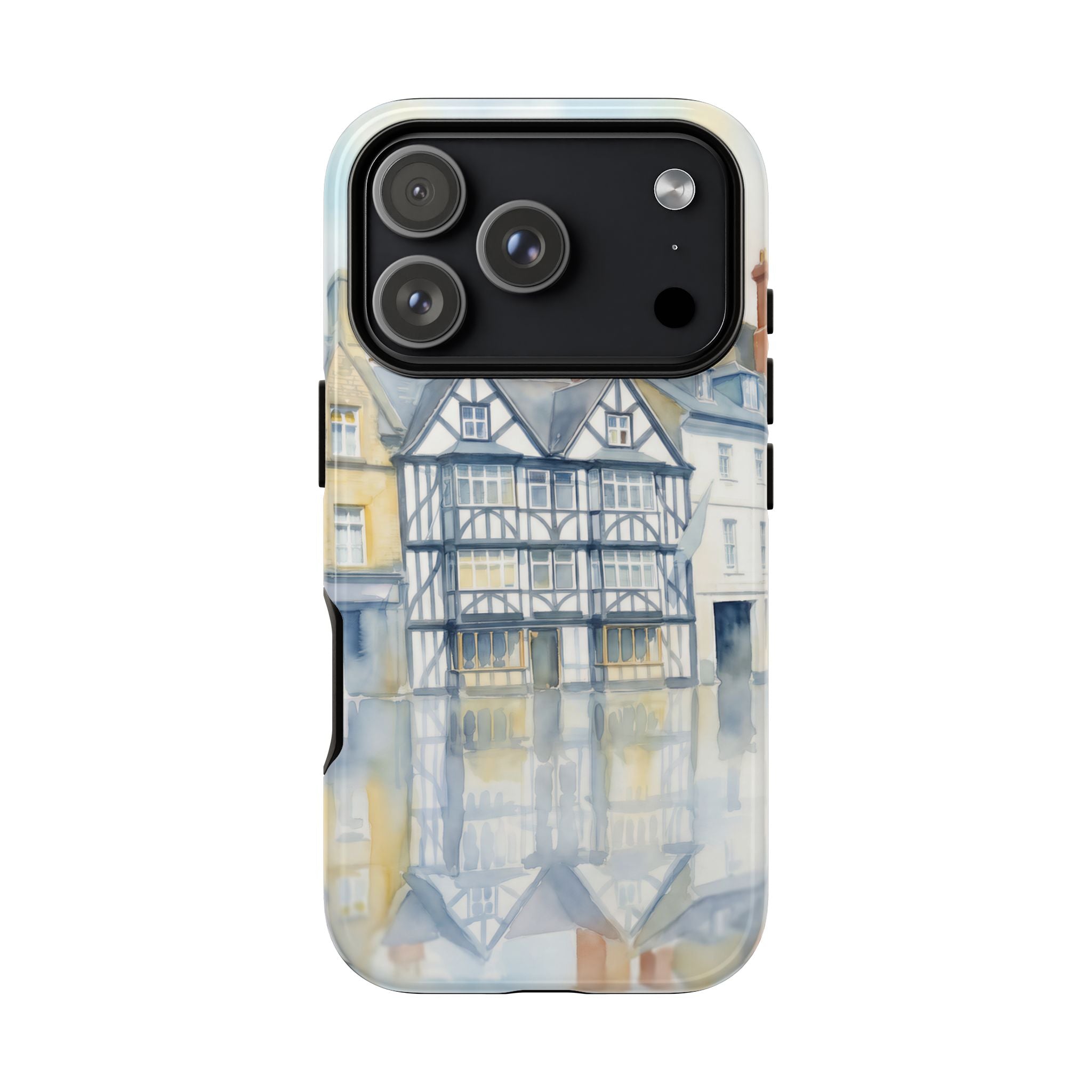 English Tudor Building Aesthetic iPhone Case