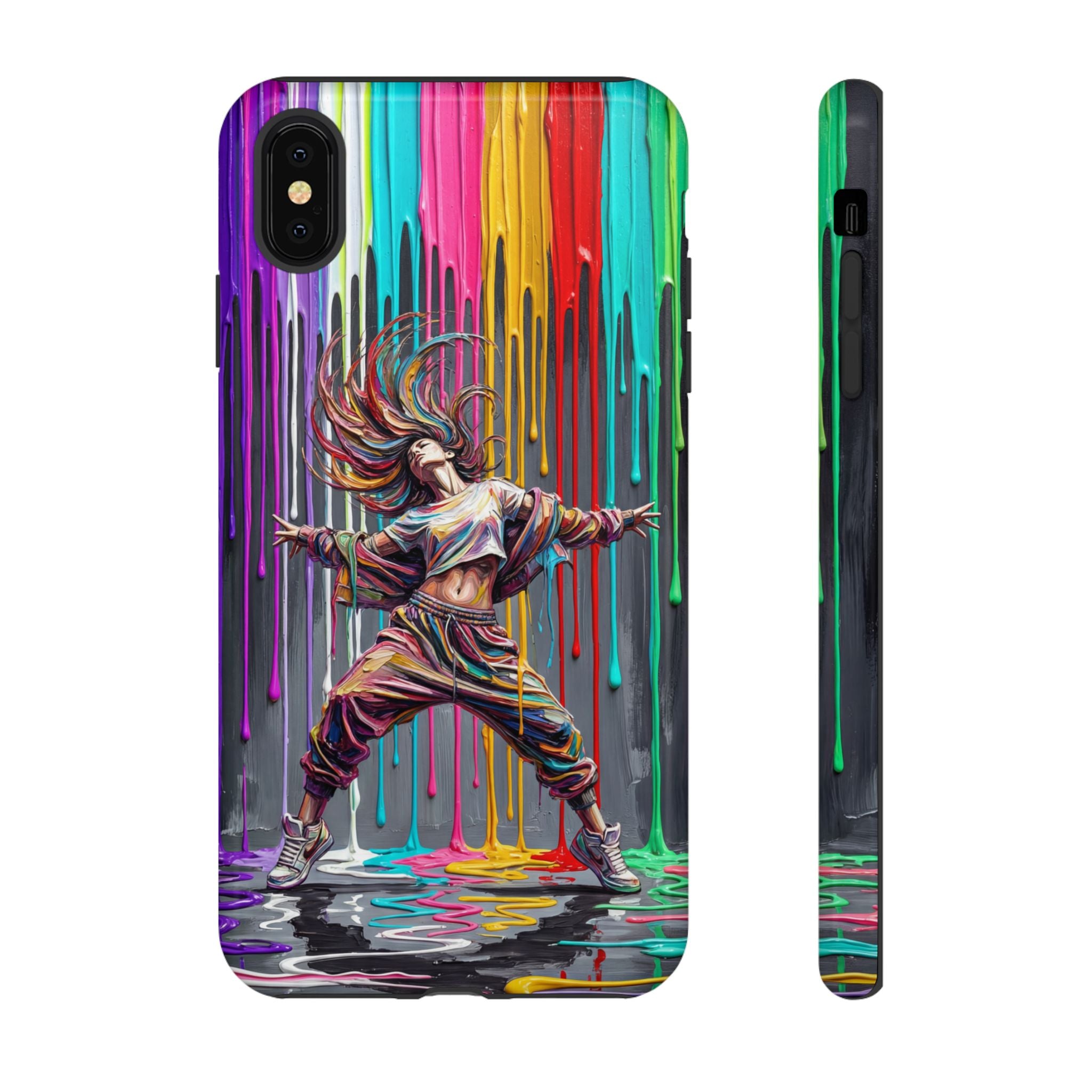 iPhone Case | Colorful Street Dance Drip Design