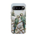 Parrot Google Pixel Phone Case | Winter Bird Phone Case