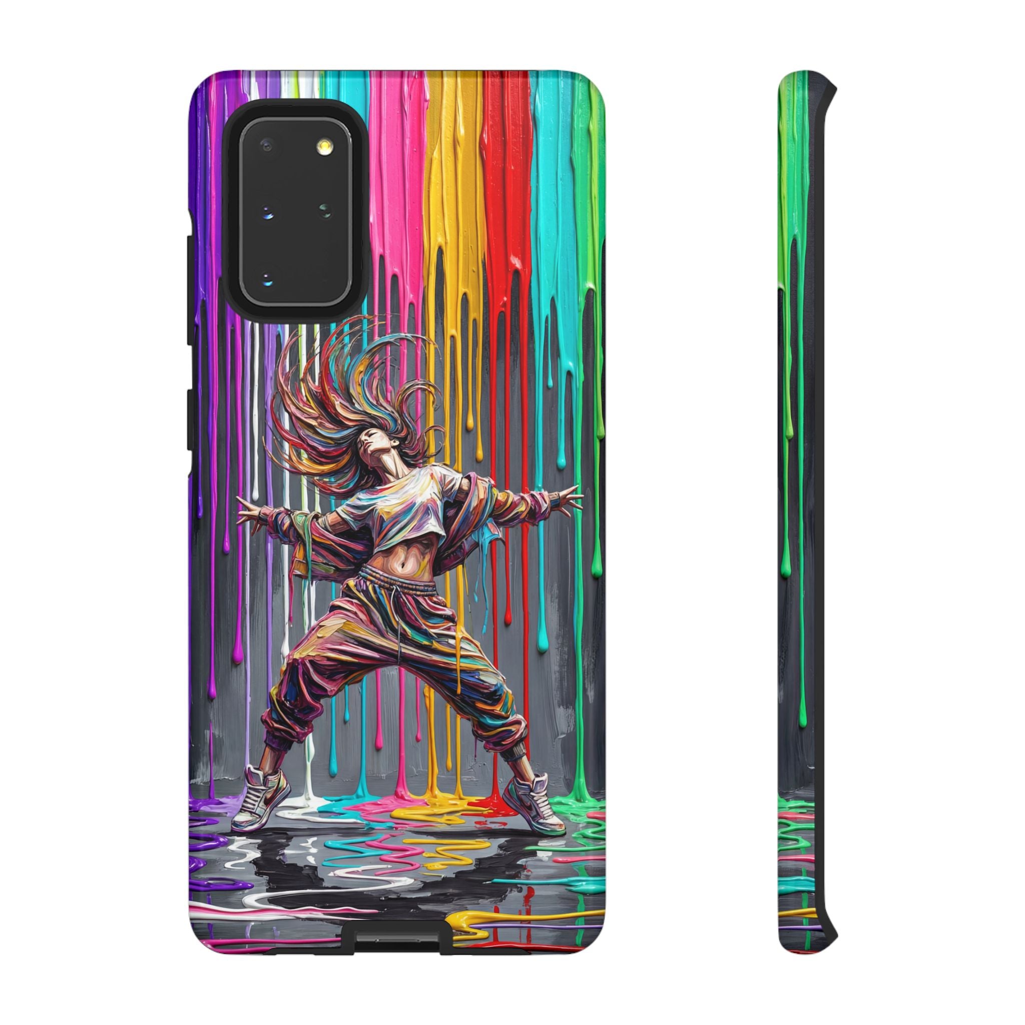 Samsung Galaxy Phone Case | Colorful Street Dance Drip Design