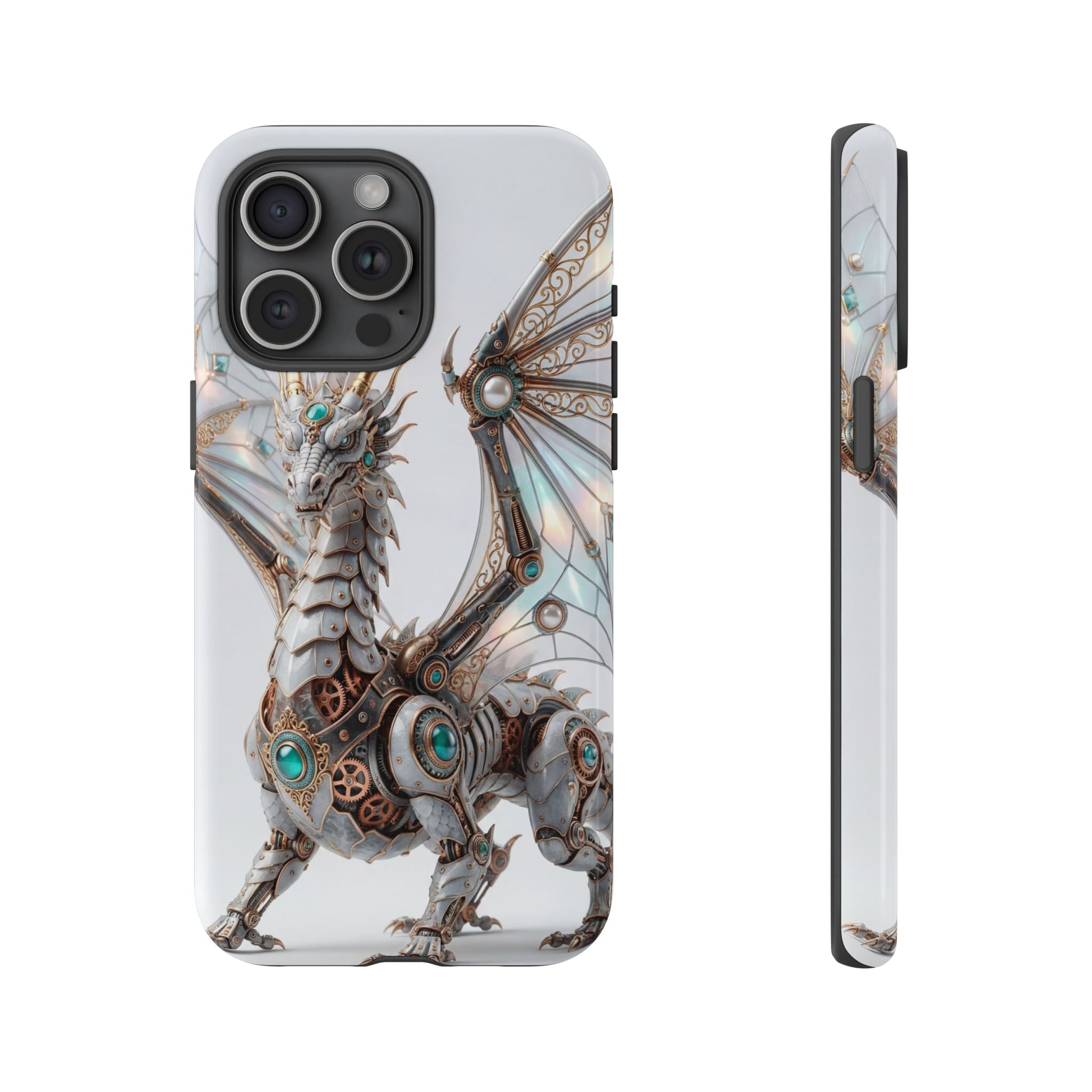 Steampunk Mechanical Dragon iPhone Case — Fantasy Armor Protective Cover
