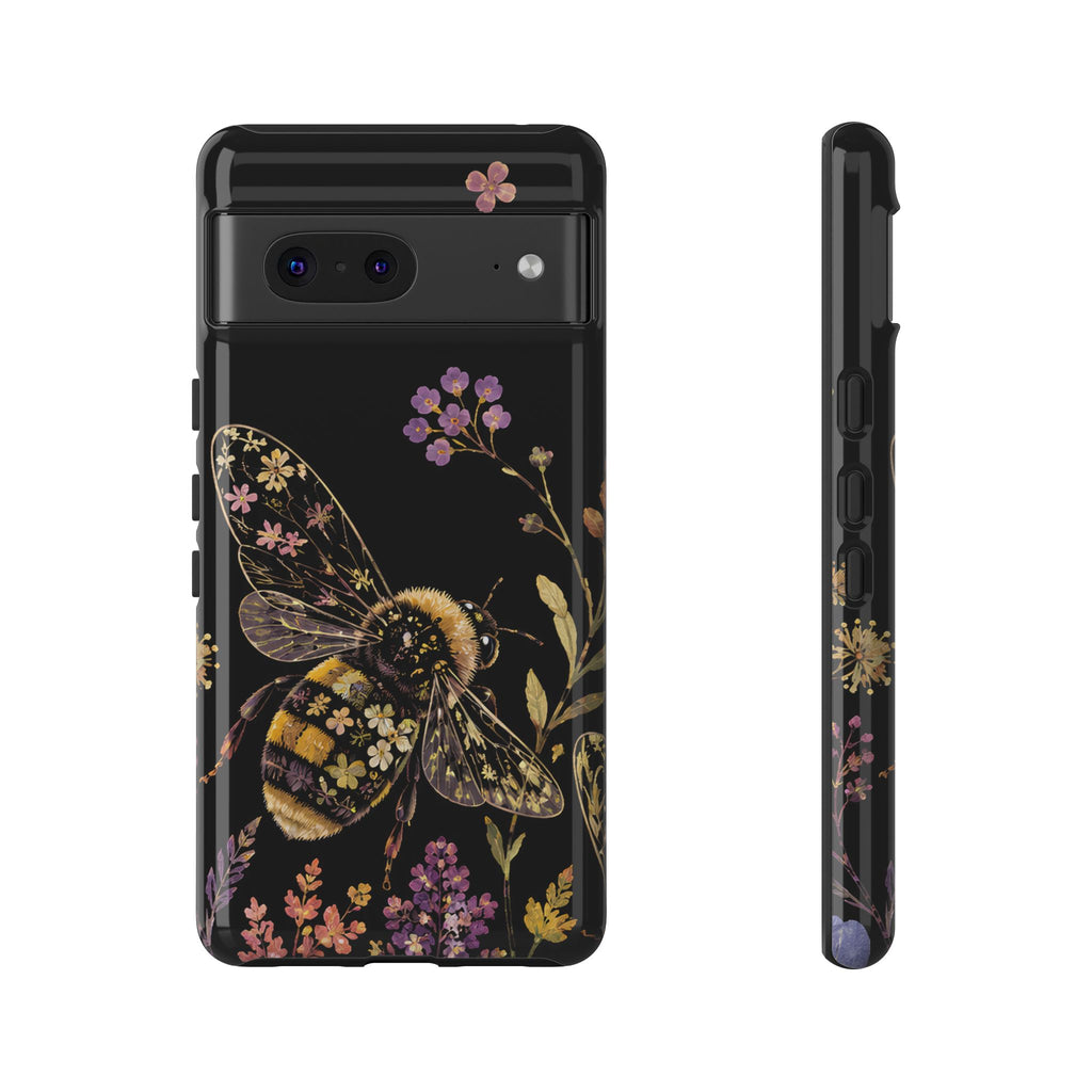 Vintage Bee Floral Google Pixel Phone Case