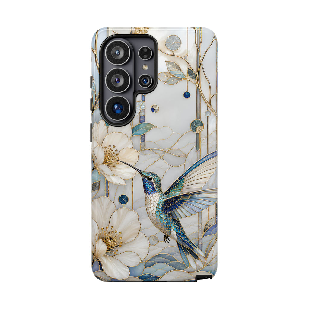 Hummingbird Magnolia Samsung Galaxy Phone Case | Floral Bird iPhone Case