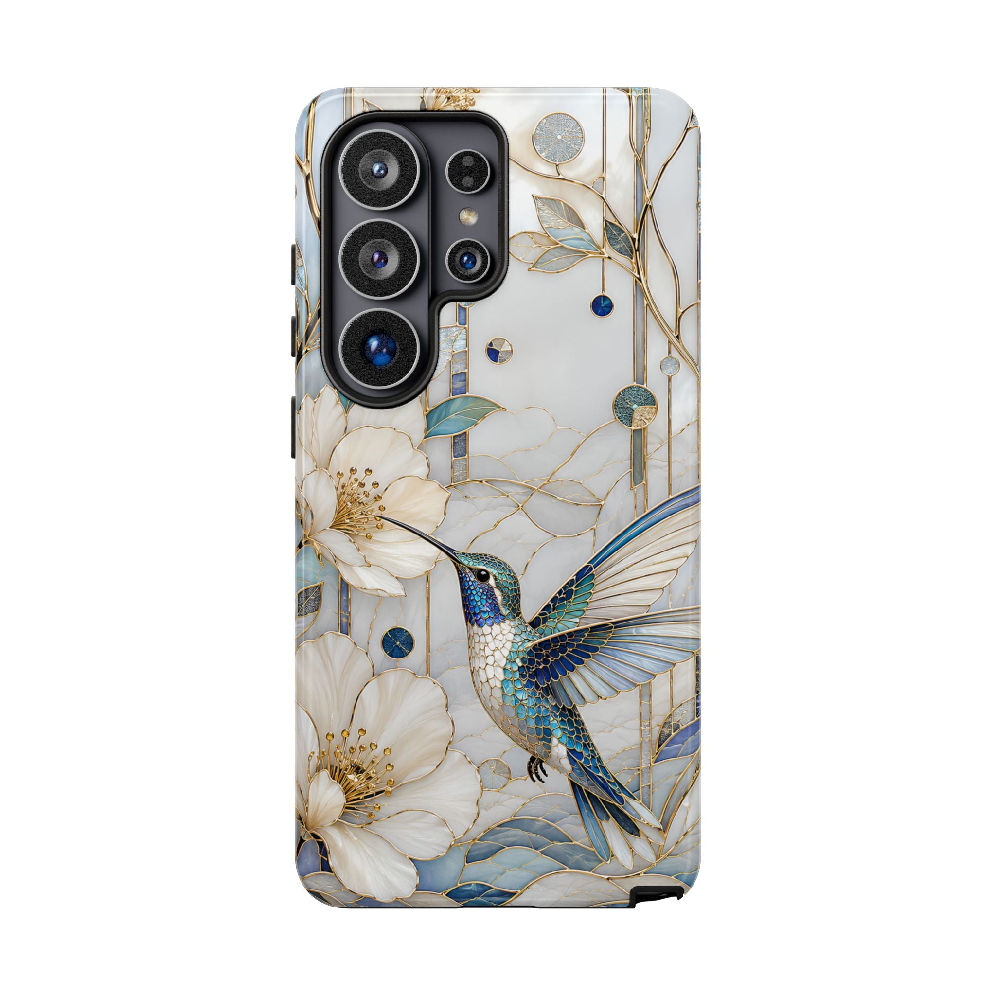 Hummingbird Magnolia Samsung Galaxy Phone Case | Floral Bird iPhone Case