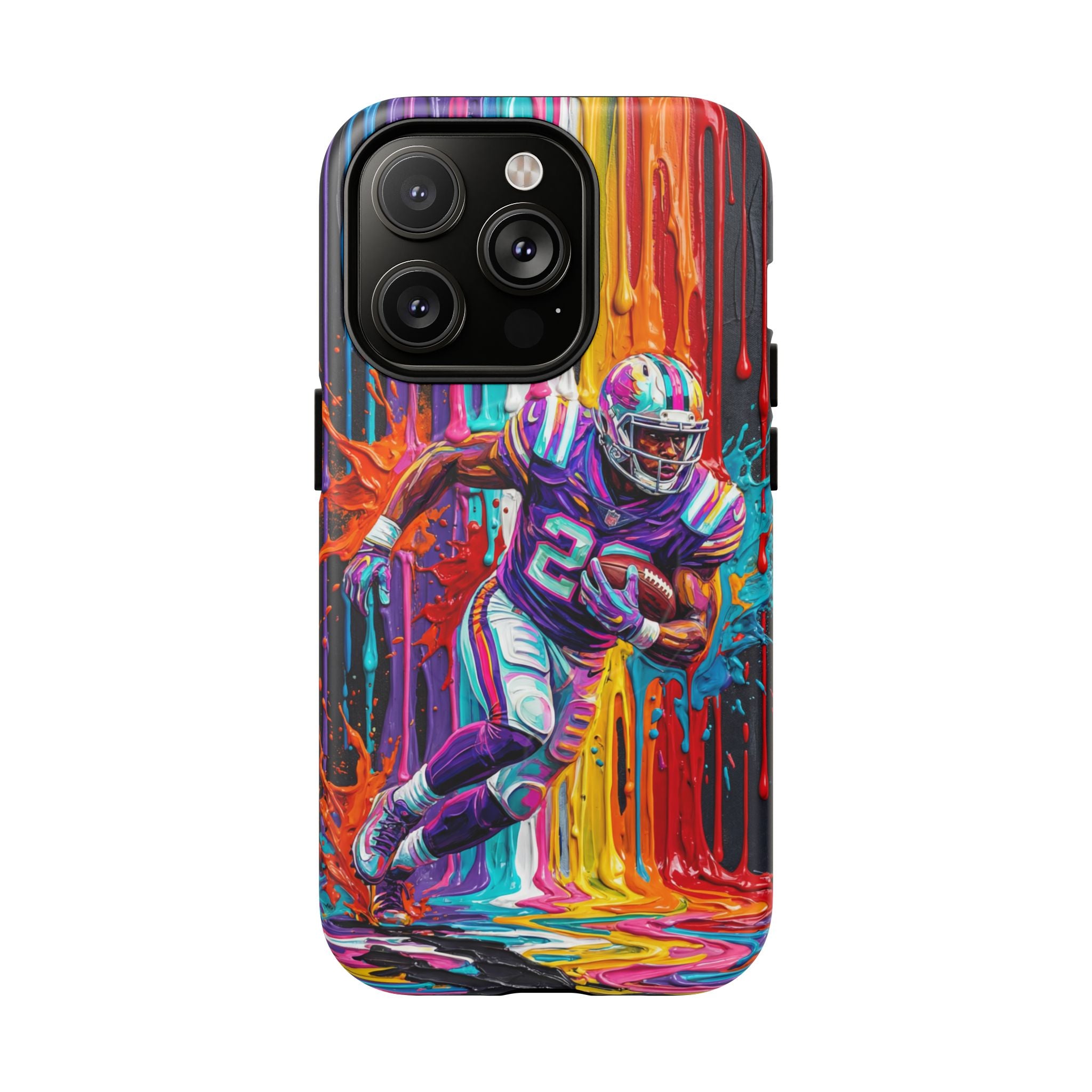 Vibrant American Football Runner MagSafe iPhone Case